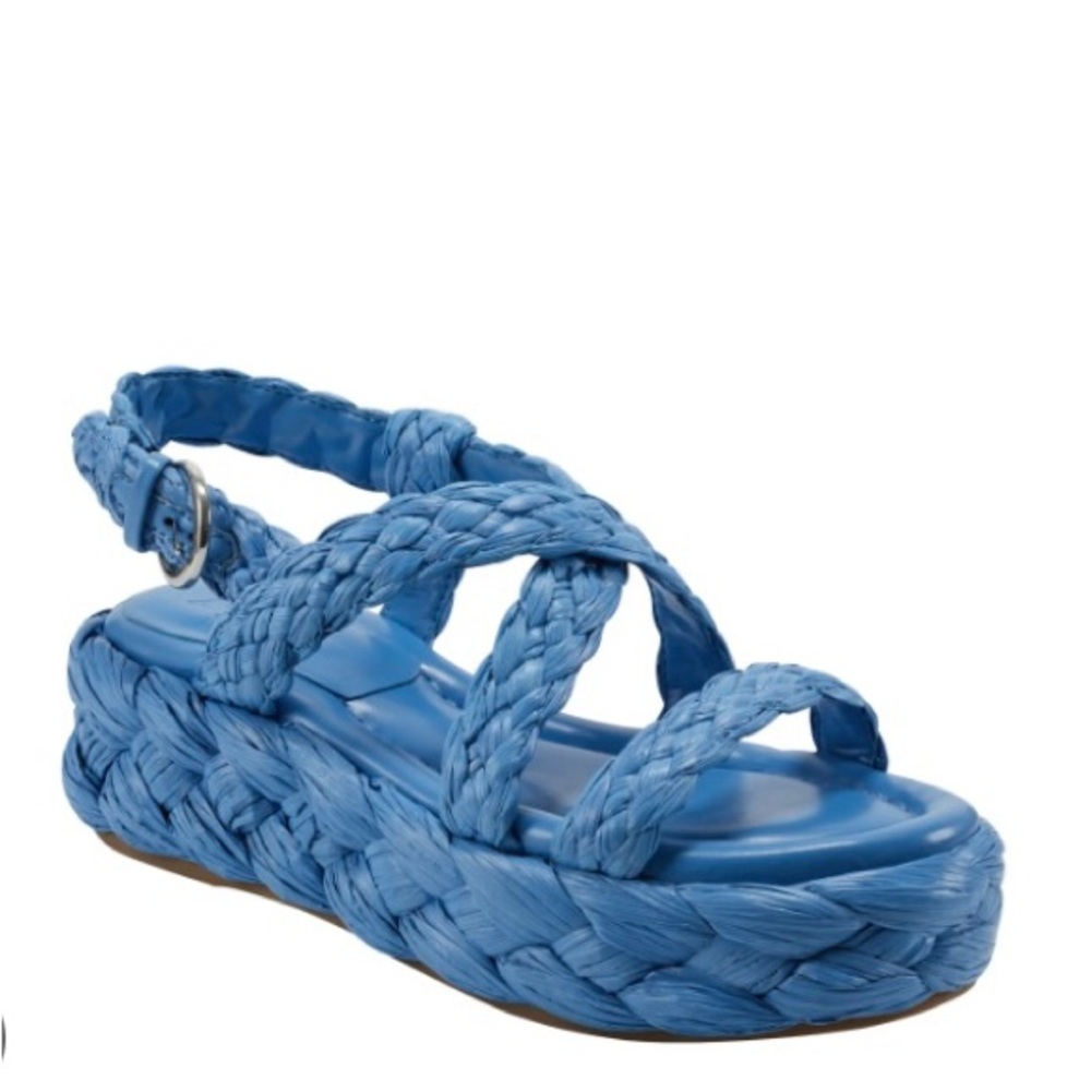 NIB. Marc Fisher Rafia sandal. 7.5
